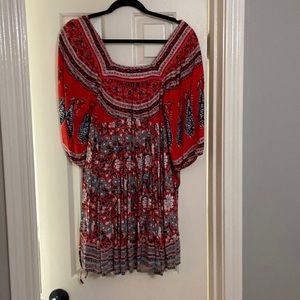 Free People Multi-Color Dress
